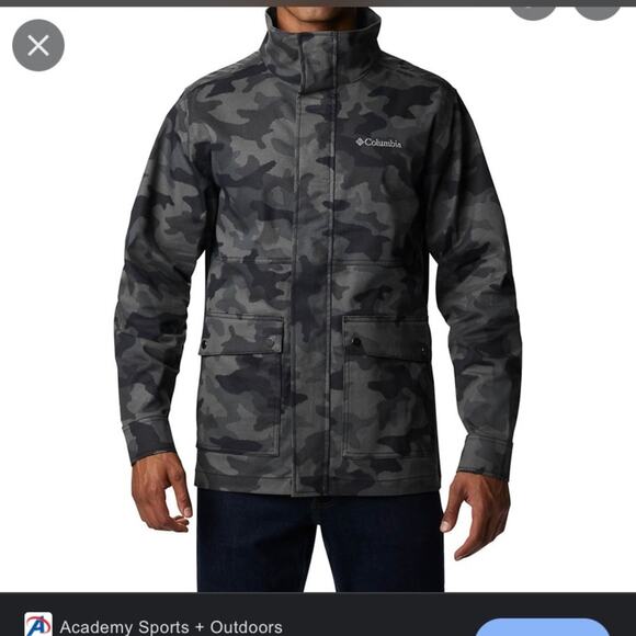 NWT Columbia Tanner Ranch Jacket Camo M - Picture 1 of 4